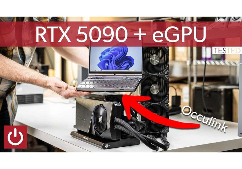 What happens if you plug a handheld PC into an RTX 5090? We found out