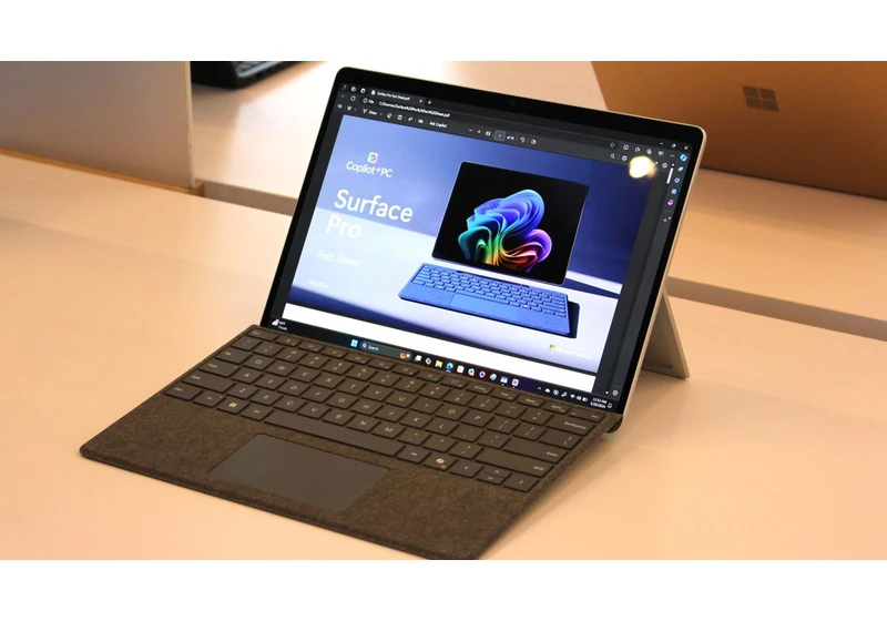  I just found your next Windows computer — $450 off "the best Surface Pro ever" with a free keyboard included! 
