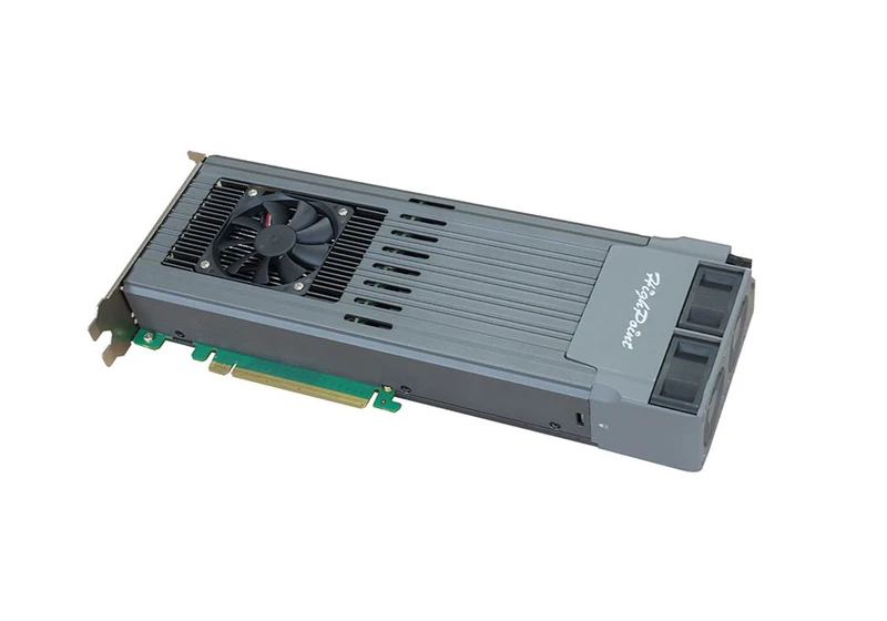 A virtual 128TB SSD running at 28GBps — HighPoint's new all-in-one storage card will be a perfect fit for your AI workstation but, at $26,000, it won't come cheap