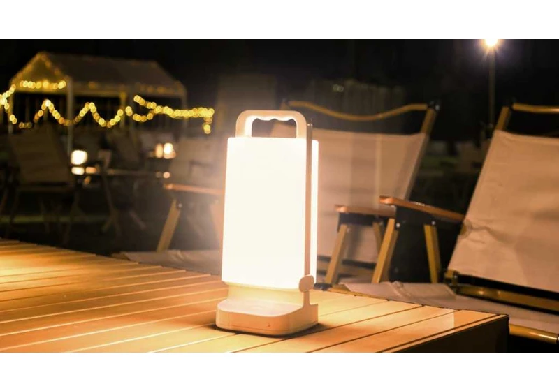 This $30 solar-powered camping lantern doubles as a power bank