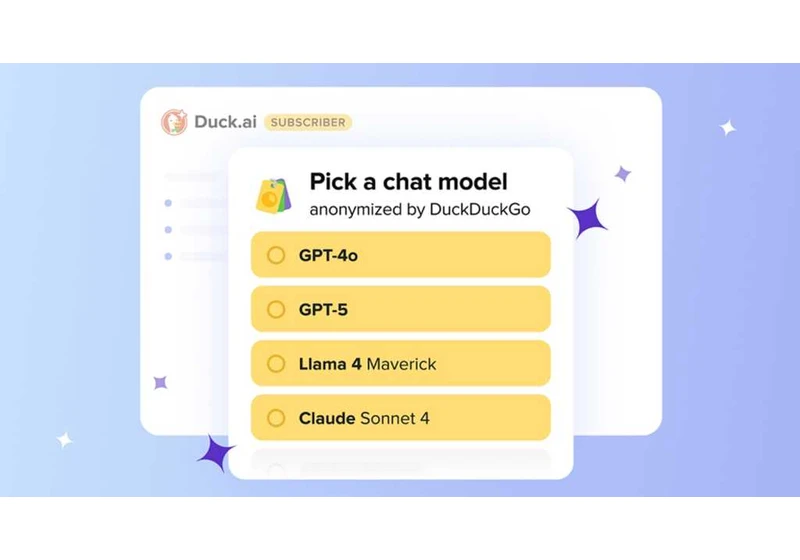 DuckDuckGo’s paid plan now includes advanced AI models like GPT-5