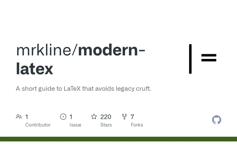 Modern Latex
