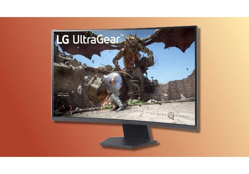 Get this 32-inch curved LG gaming monitor for $200 before Prime Day