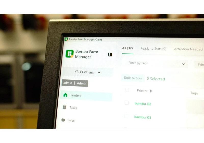 Bambu Lab Introduces free software to manage an unlimited number of 3D printers simultaneously — cloud-free LAN Mode Print Farm Manager program simplifies mass 3D printing