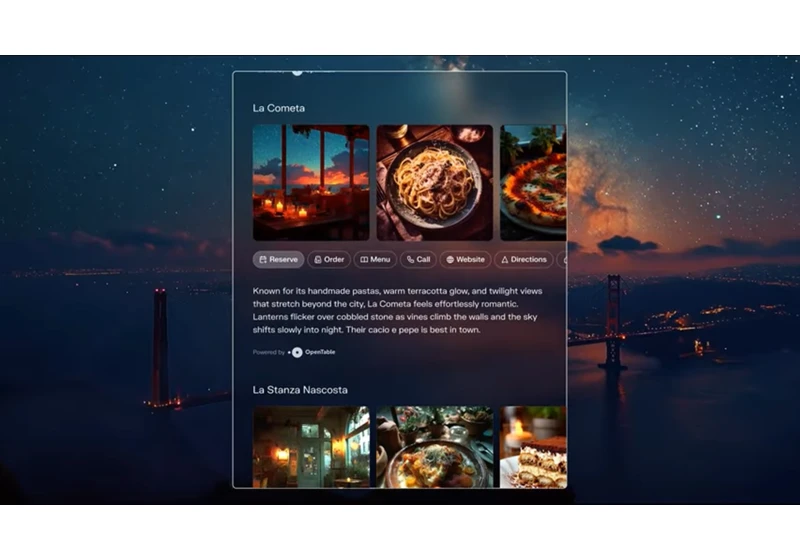 Perplexity can help you figure out where to eat, and book your table too