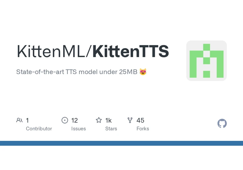 Show HN: Kitten TTS – 25MB CPU-Only, Open-Source TTS Model