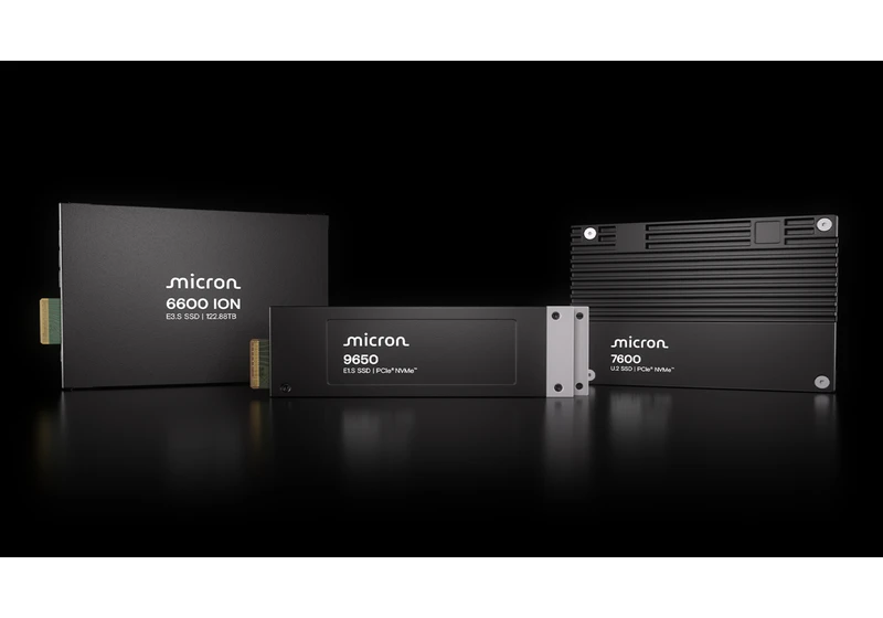  The world's fastest SSD has been announced, but it won't fit in a PC — Micron 9650 is the first PCIe Gen6 SSD and will reach 28GB/s in sequential read 