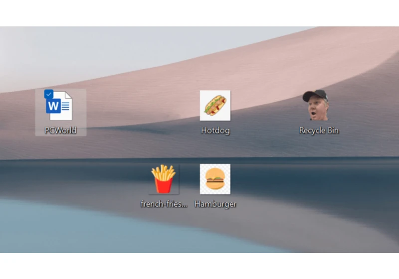 I changed my PC’s Recycle Bin icon into a chomping selfie for instant fun