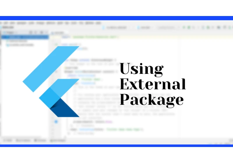 How to use external packages in Flutter
