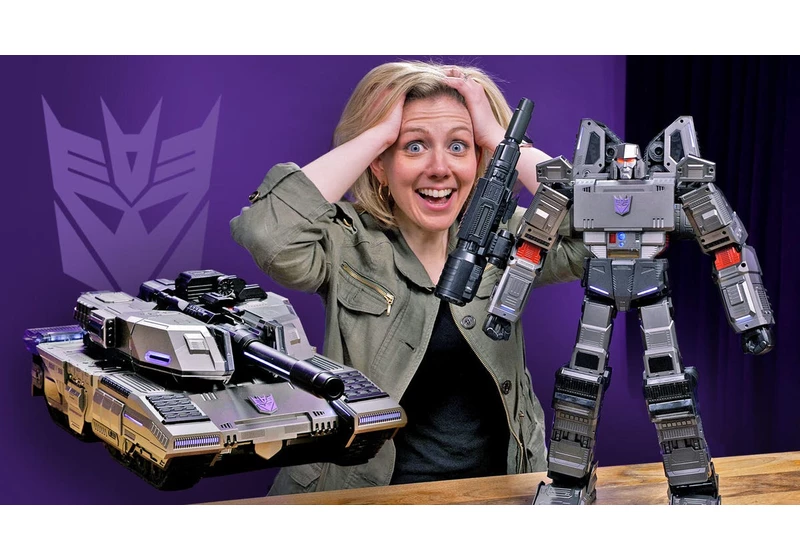 Robosen's Megatron Transformer Is Too Much Fun for an Evil Robot video     - CNET