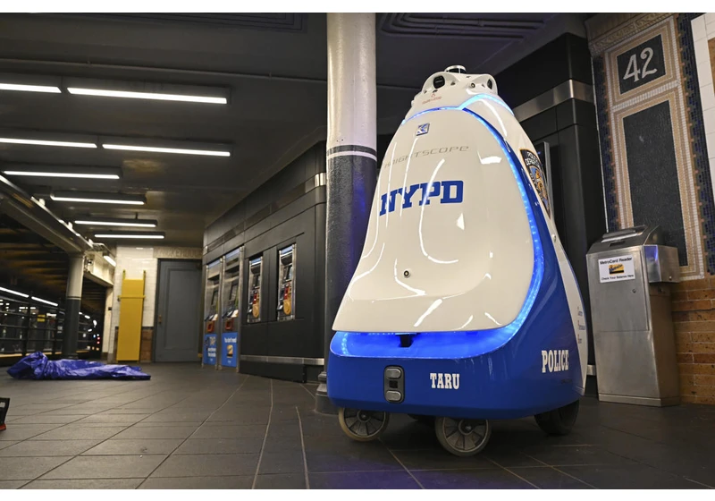 NYC ends trial run of Times Square subway's security robot