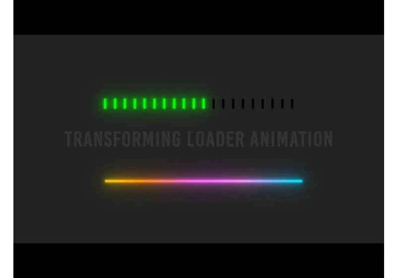 Simple CSS Animation Effects | CSS Transforming Loader