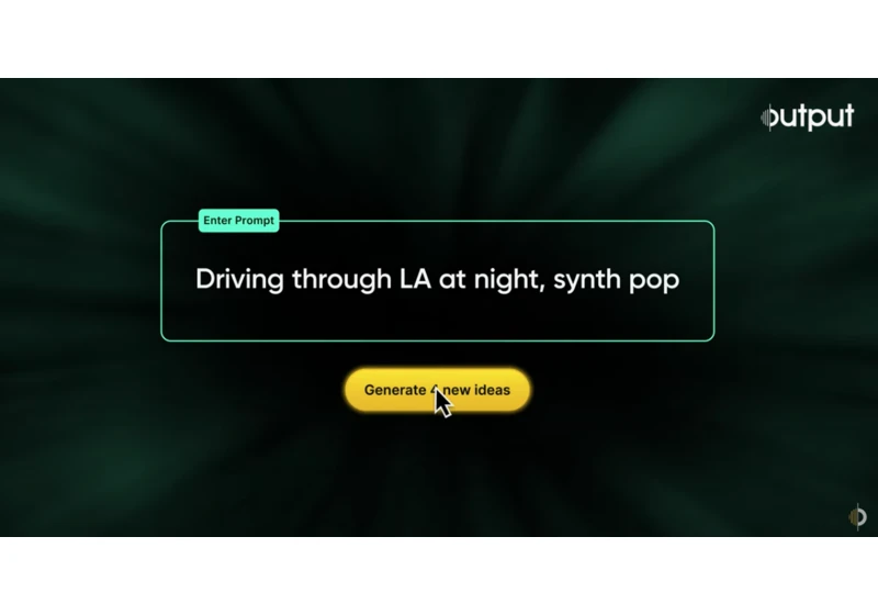 Output’s AI-powered software automatically generates music sample packs from text prompts