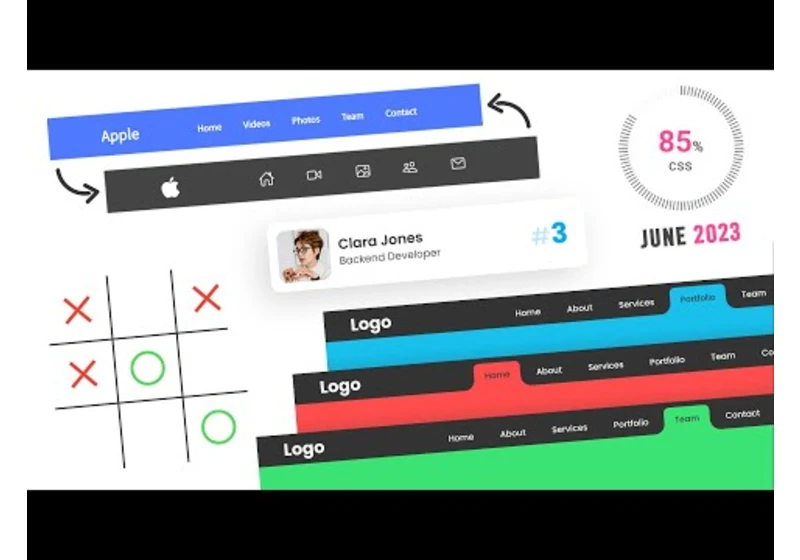 Top CSS & JS Effects | June 2023 @OnlineTutorialsYT