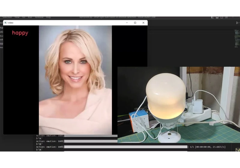 Raspberry Pi Mood Light Changes Color by Detecting Your Emotions
