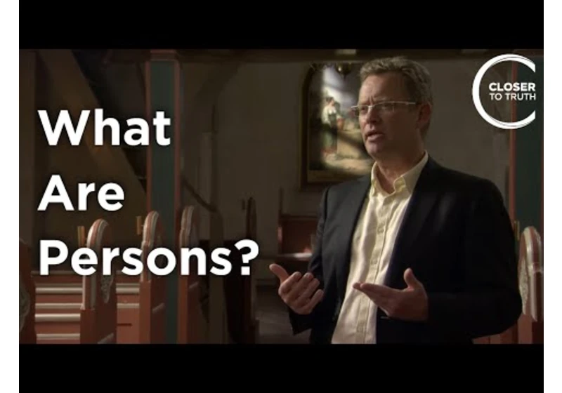 Niels Gregersen - What Does It Mean To Be a Person?