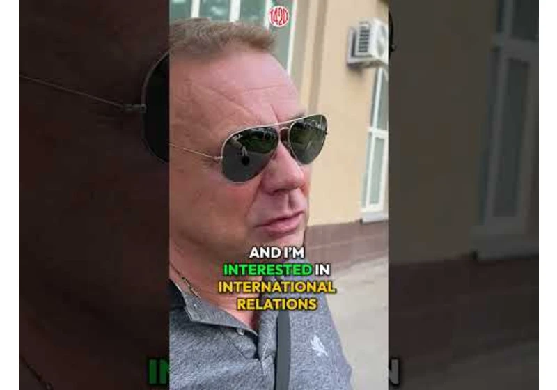 This Russian man is happy that the war had started