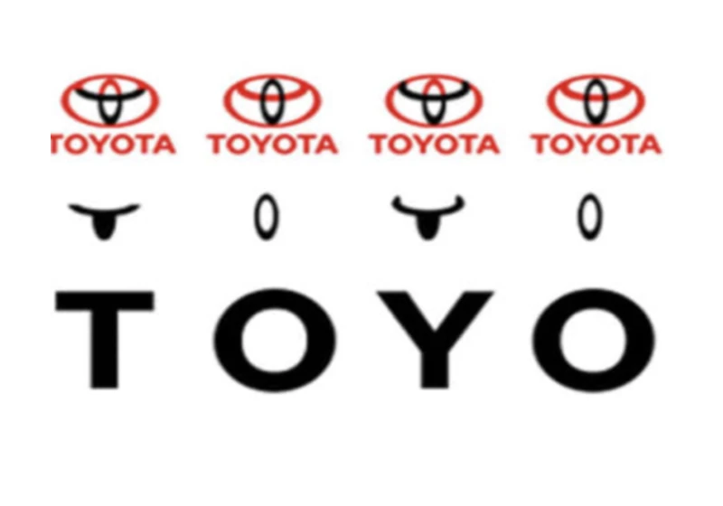 Does the Toyota logo really contain a hidden message?