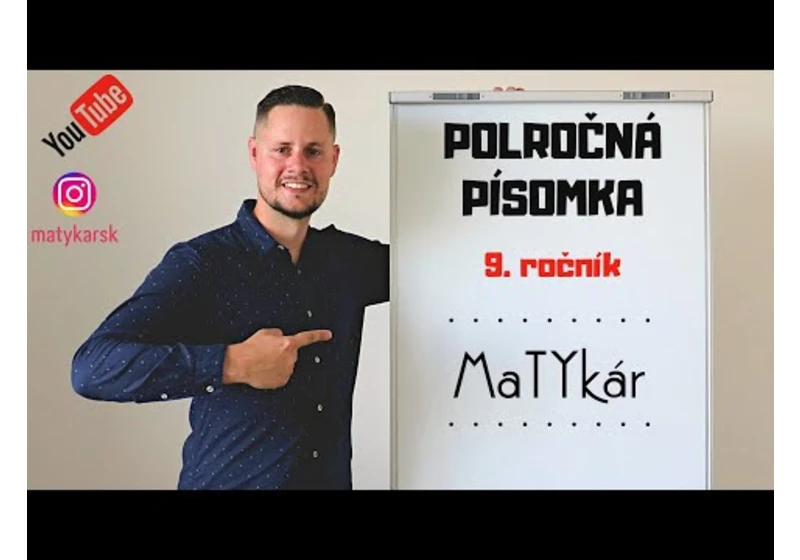POLROČNÁ PÍSOMKA pre 9. ročník ZŠ | zadanie + riešenie