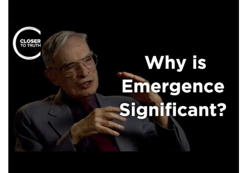 Ian Barbour - Why is Emergence Significant?