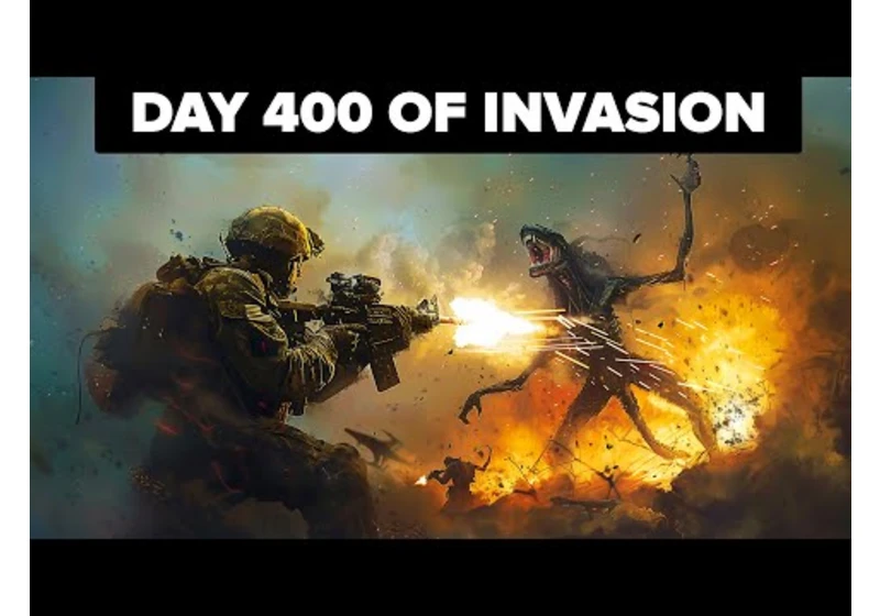 I Survived 400 Days of THE INVASION (NOT Minecraft)