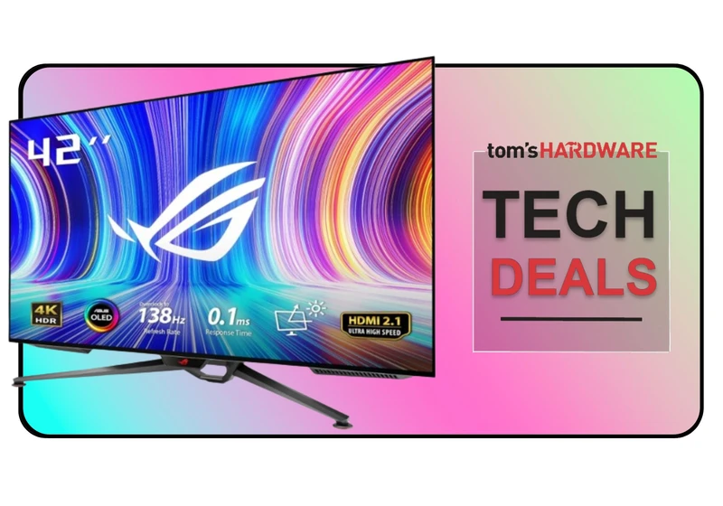 This giant 42-inch OLED gaming monitor from Asus hits an all-time low price at Amazon