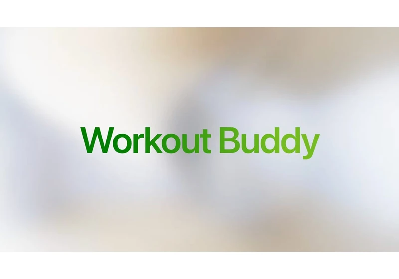 Apple Says Workout Buddy Will Cheer You On
