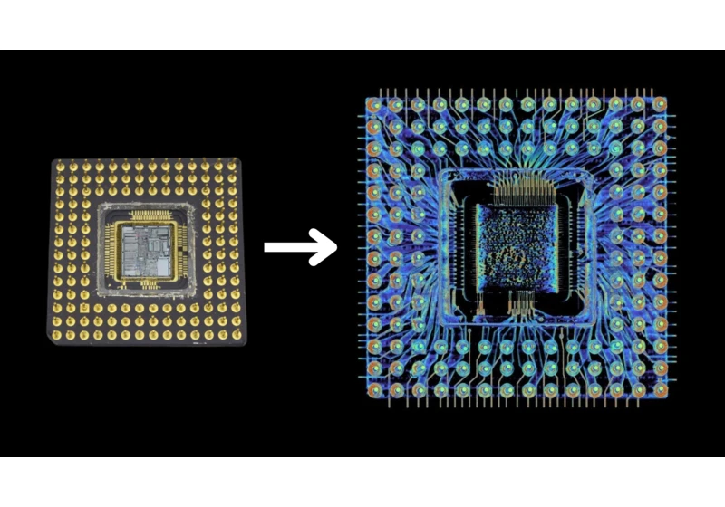  CT scan peels back the layers of time to reveal the engineering within Intel’s iconic 386 CPU — exposing intricate pin mapping, hidden power planes, and more 