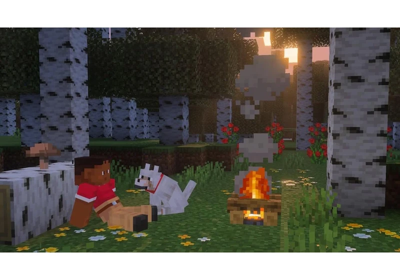 Minecraft now has a photo mode with Vibrant Memories