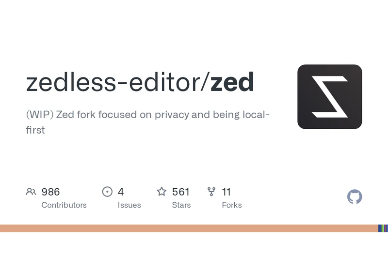 Zedless: Zed fork focused on privacy and being local-first