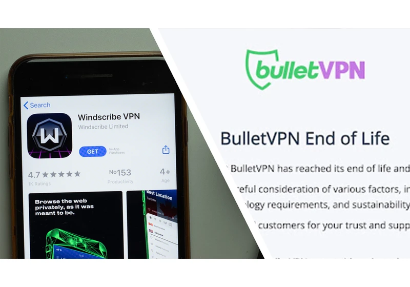  BulletVPN bites the bullet and shuts down for good – but you may be able to claim a free Windscribe subscription 