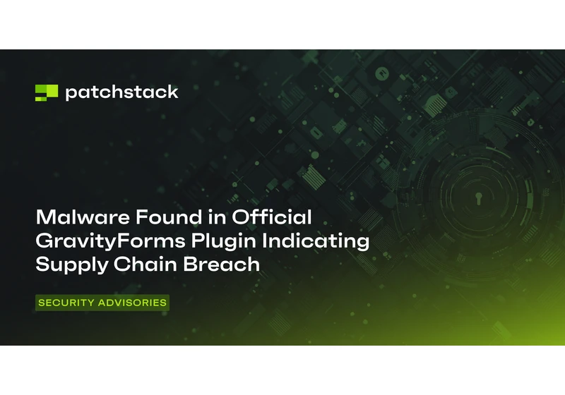 Malware Found in Official GravityForms Plugin Indicating Supply Chain Breach