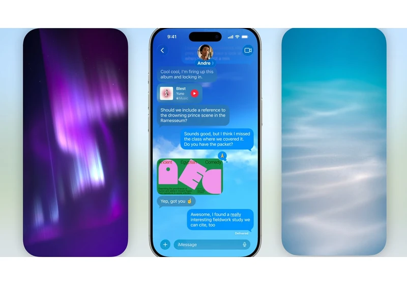 Here's How to Add a Background to Your Text Chats in iOS 26