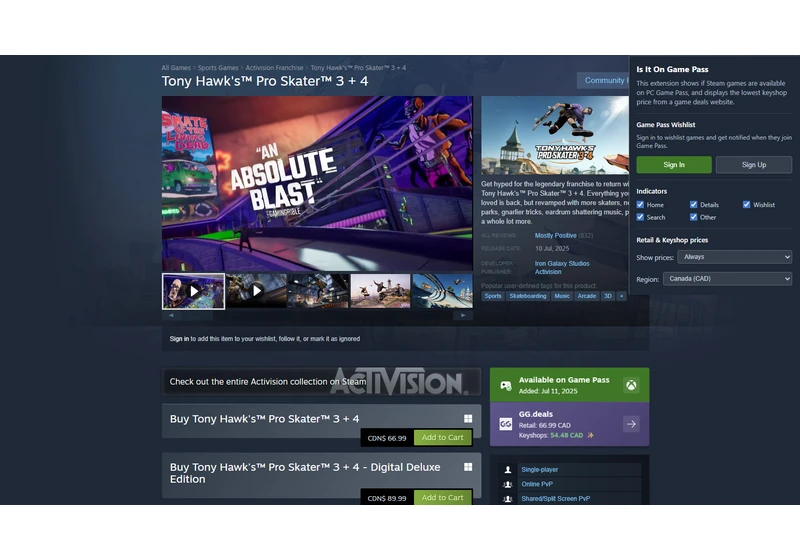  Stop buying Steam games that are already on Game Pass — I found an extension that does the work for you 