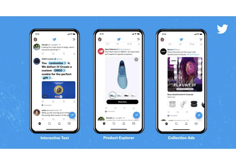 Twitter tests 3 new ad formats
