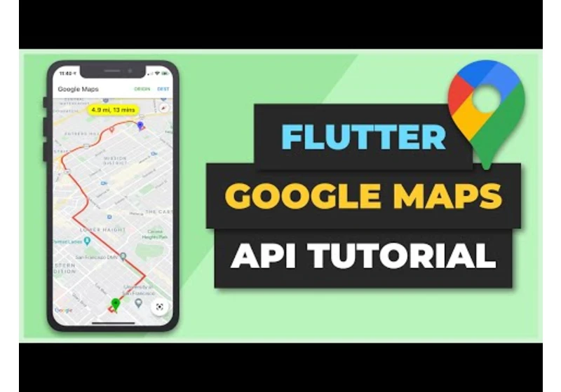 Flutter Google Maps API Tutorial | Markers, Polylines, & Directions API