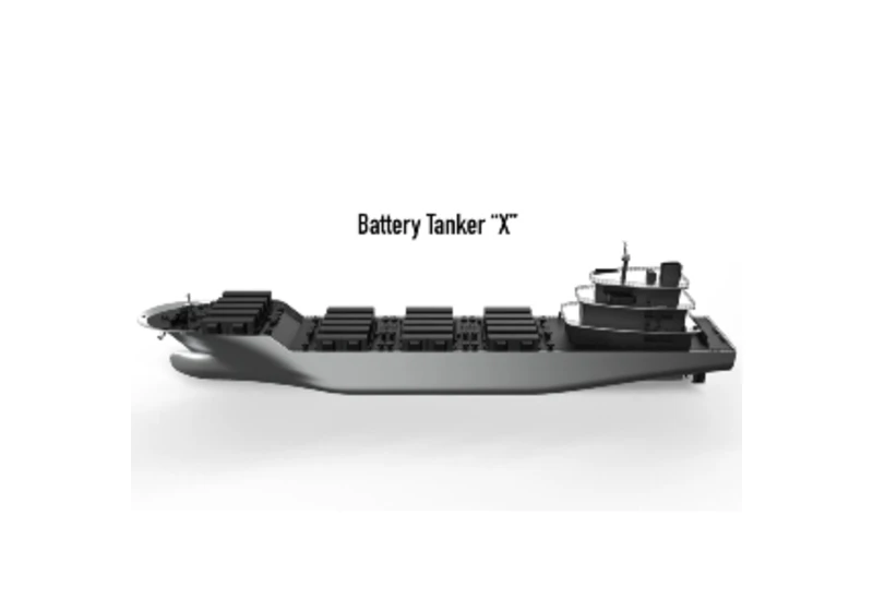Japonští PowerX plánují tanker pro elektřinu. Bude převážet 241 MWh