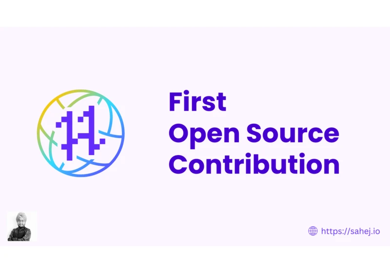 Making my First Open Source Contribution