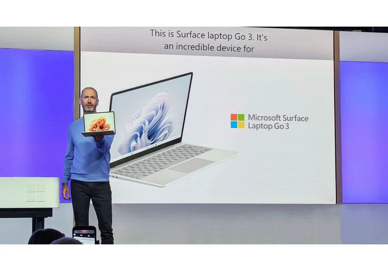 Microsoft announces Surface Laptop Go 3 with last-gen Intel processor and increased starting price