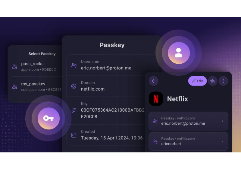  Proton Pass adds passkey support for all users - even those who don't pay 