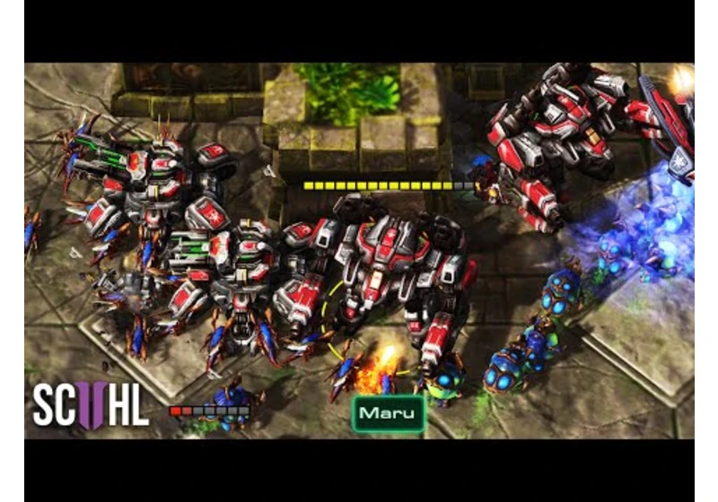 Maru's UNBREAKABLE TERRAN DEFENSE - Starcraft 2: Maru vs. SHIN