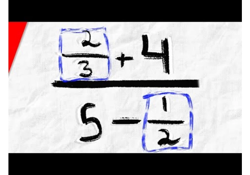 How to Simplify Complex Fractions