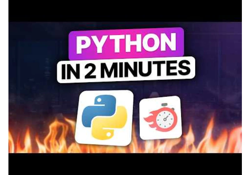 Python in 2 Minutes!