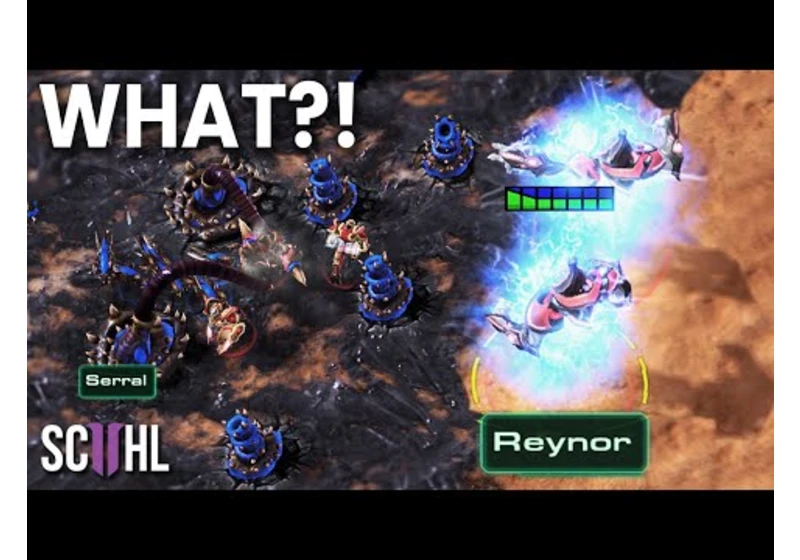 Reynor Switches to Protoss in a Professional StarCraft 2 Match