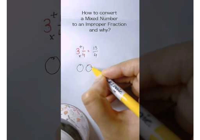 How to Convert a mixed number to an Improper fraction and why?