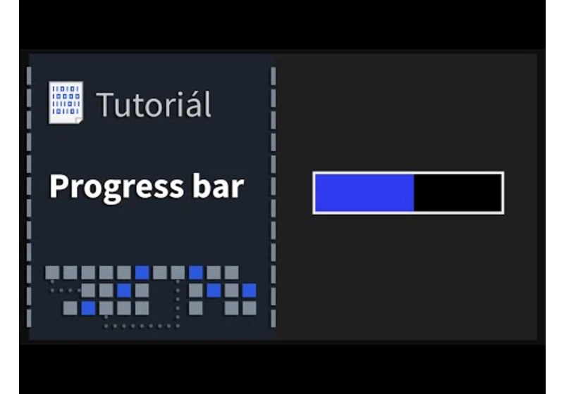 Tutoriál: Progress bar