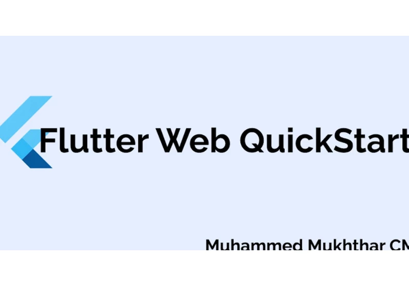 Flutter Web Quickstart