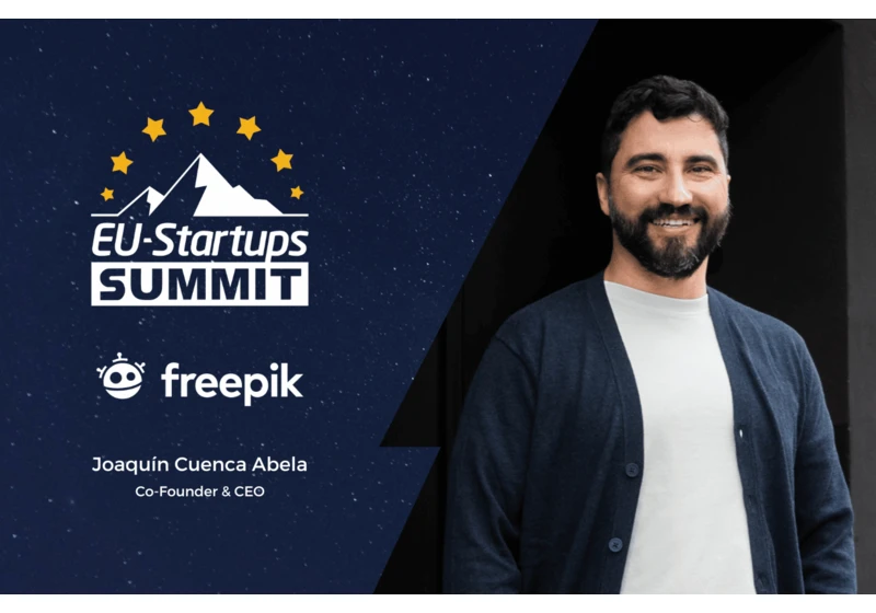 Joaquín Cuenca Abela, Co-Founder and CEO of Freepik, will speak at this year’s EU-Startups Summit!