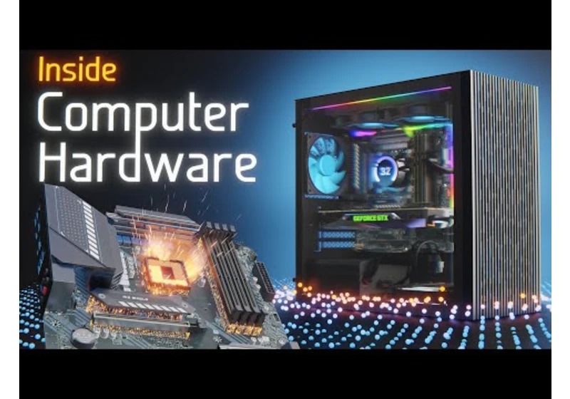 3D Animated Teardown of a Desktop Computer