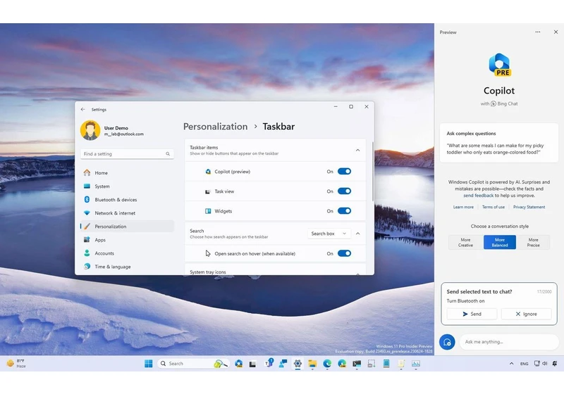 Windows 11 Copilot: Getting started interacting with the chatbot (preview)